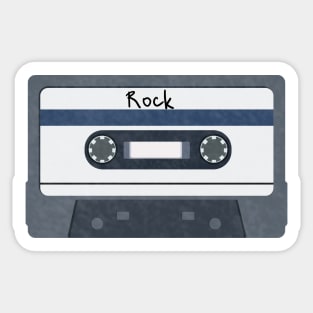 Rock Cassette Sticker